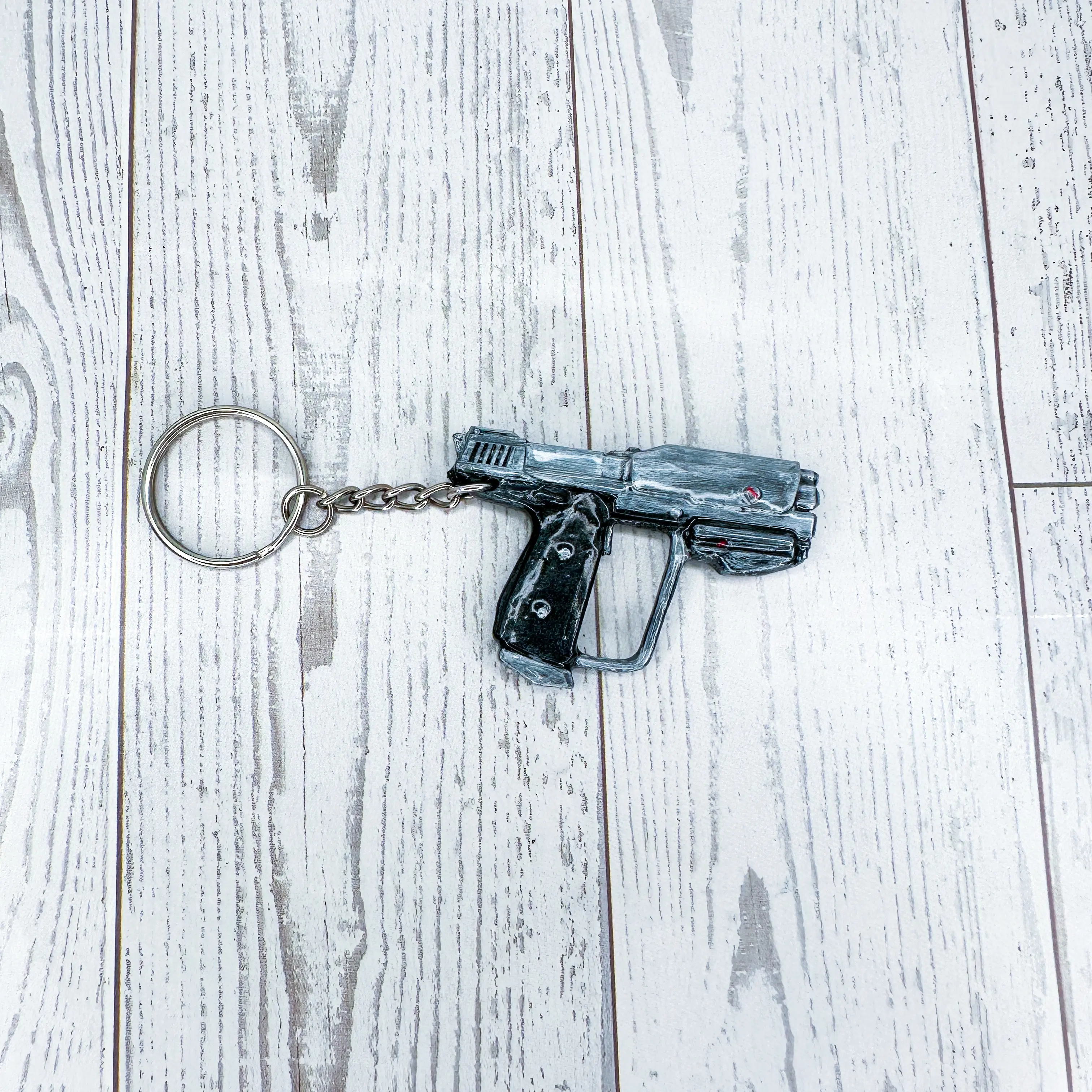 Mini SciFi Gun M6G Magnum Pistol Keychain Inspired by Halo