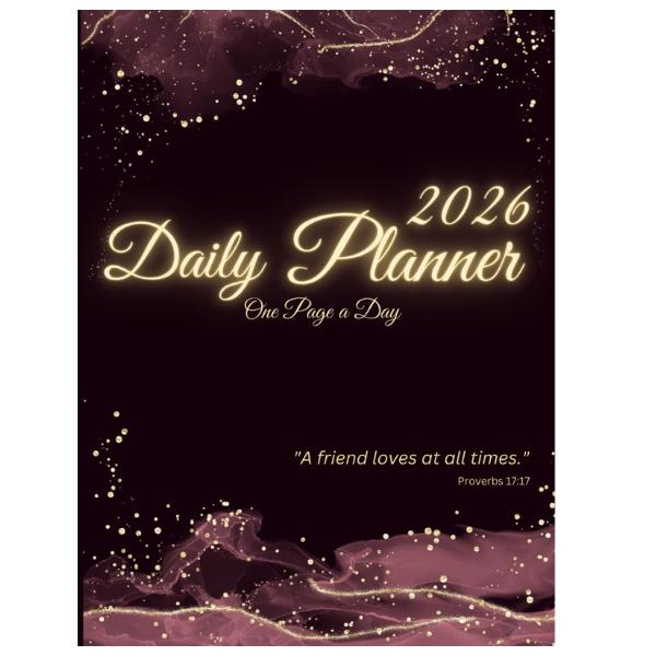 2026 CHRISTIAN PLANNER FOR WOMEN: Daily Bible Verse Planner With Inspiring Scripture Verses: Daily Strength for Women,2026 Daily Calendar Hourly ... for Moms, Wife, 365 Days With The LORD