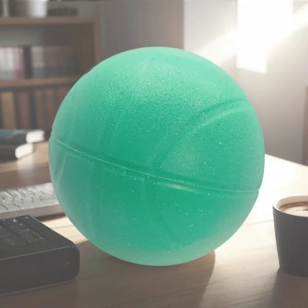 3D groove solid color green