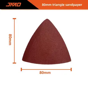 CAPTAIN 80mm wear-resistant and durable triangular sandpaper for wood and cement, universal accessory for sanding
