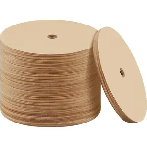 200 Count Percolator Coffee Filters, 3.75 Inch  Unbleached Disposable Coffee Filter Disc Coffee Filters for Camping Coffee Pot  Office Use