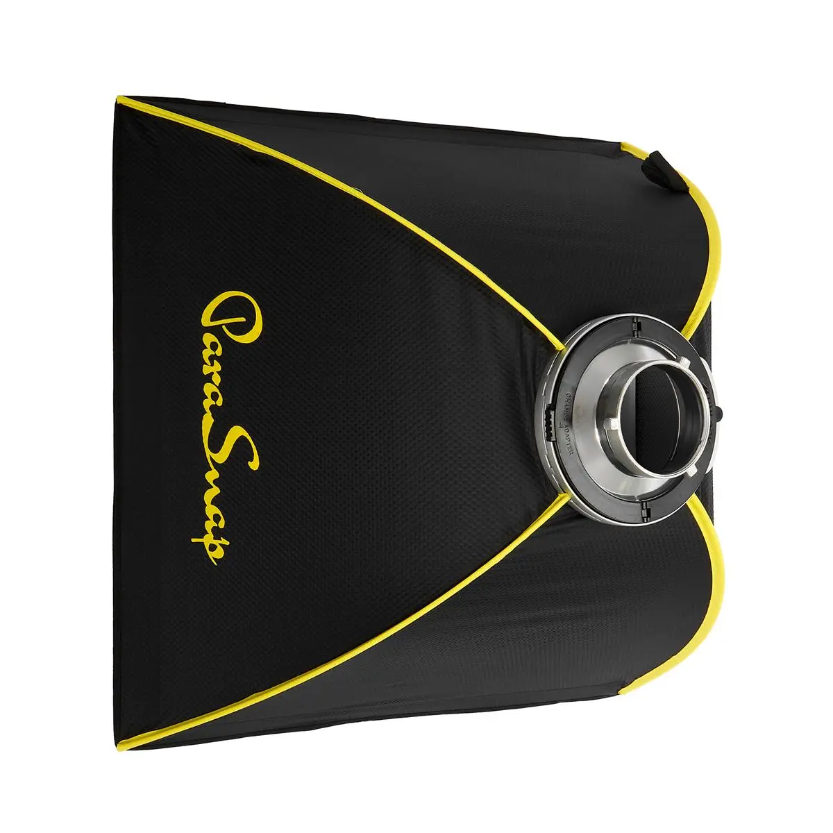 Glow ParaSnap 24x24in Square SterlingFibre Bowens Mount Soft Box with Lock - Camera Flash Studio Lighting Gear, External & Internal Diffusers, 144mm Bowens Speedrings, Swap Kit Adapter Accessories