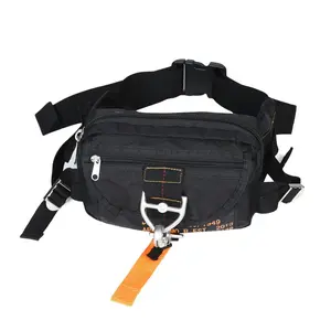 Ultralight Tactical Waist Pack , Waterproof Parachute Running Bag w/ Dinosaur Buckle ,Durable & Hands-Free