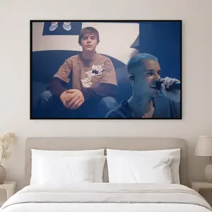 Bieberchella 2026 Poster - Aesthetic Bieber Wall Art, Modern Nostalgic Belieber Print, Minimalist Pop Music Concert Decor