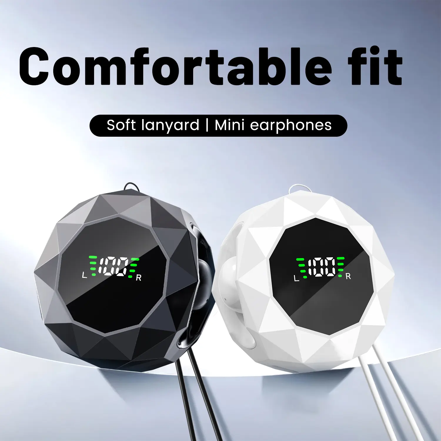 [Summervibes] True Wireless Invisible Bluetooth 6.0 Earbuds, Mini Noise-Canceling In-Ear Headset for Side Sleepers, Ultra-Small Comfortable Long-Wear Smartphone-Connected Audio Earphones, True Wireless Earbuds, Bluetooth Earbuds