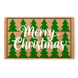 Merry Christmas Trees Doormat , Cricut Friendly Mat , Christmas Trees Welcome Mat , Merry Christmas Digital Doormat , Cricut Design Mat , Festive Digital Doormat , Merry Christmas Trees Mat , Cricut Crafting Entry Mat , Holiday Entry Mat