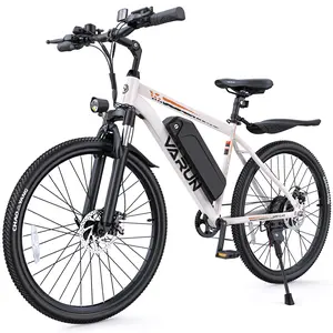 VARUN Electric Mountain Bike | M26-2 AIR 26" | 500W Peak Brushless Motor | Removable 36V 7.8Ah Lithium-Ion Battery | Professional-Grade 7-Speed Shifter | Spring Fork and Mechanical Disc Brakes | High Visibility LED Headlight | Adult E-Bike