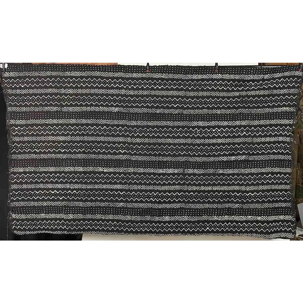 Contemporary Batik Mudcloth Mali African Textile | 65" x 39"