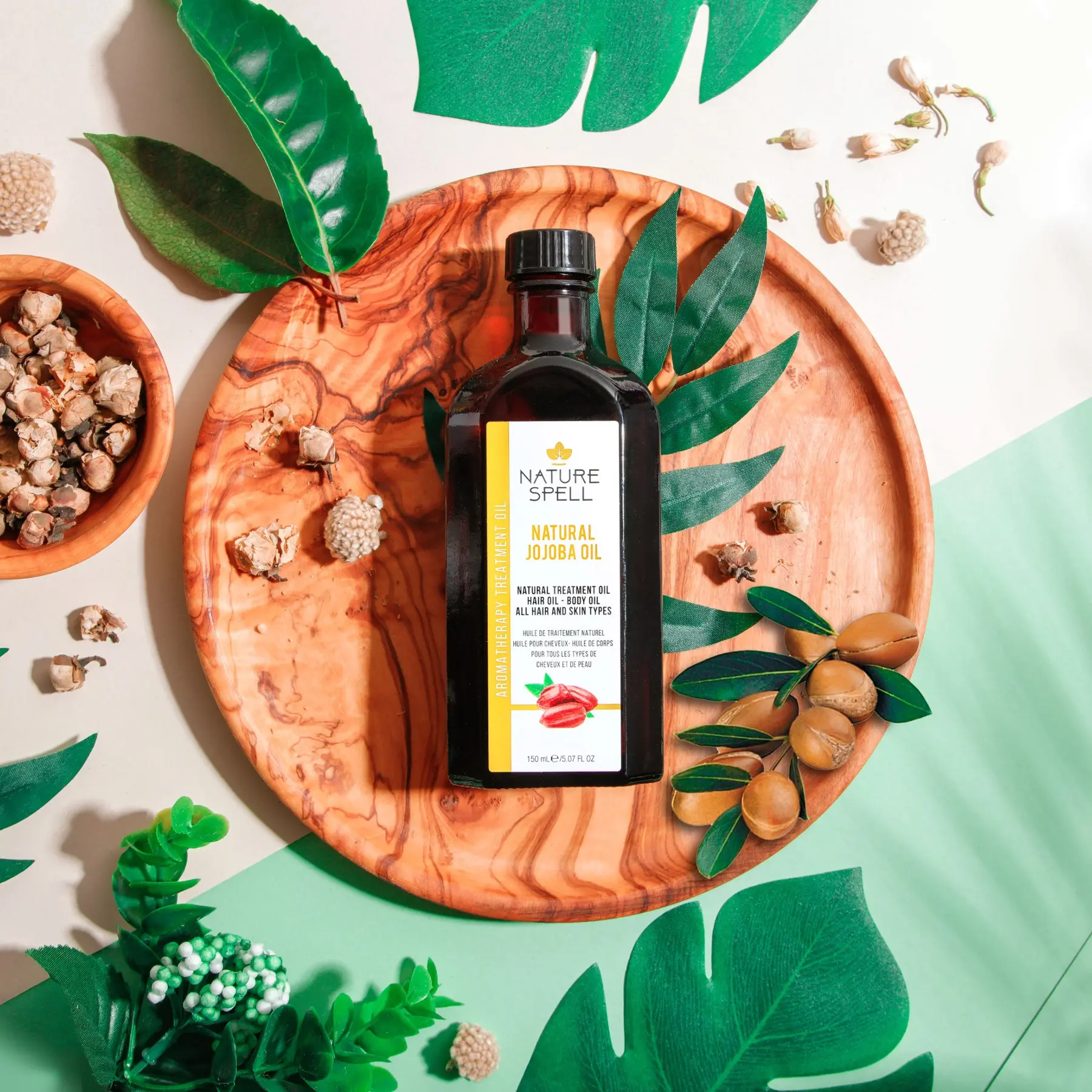 Nature Spell Jojoba Oil for Hair & Skin 5.07 Fl Oz