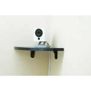 Parametric Corner Shelf Quarter Round for mounting WYZE Camera, Alexa, Nest, Hub (WHITE ONLY)
