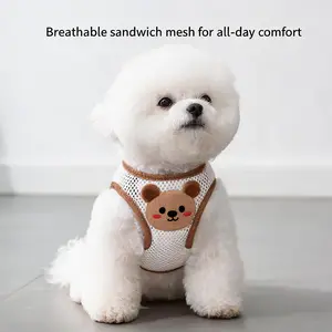This Panda Harness Keeps My Puppy Cool & Comfy!  Soft Breathable Mesh Step-In Vest for Small Dogs - No Chafing, Just Happy Walks