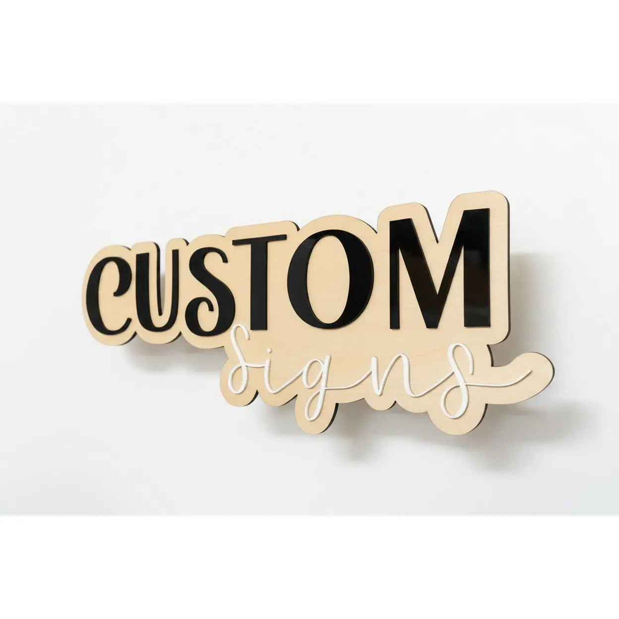 Custom Wooden Name Sign with Acrylic Letters - Lightweight Walnut Home Decor Plaque, Personalized for Nursery, Wedding & Events Wall Display