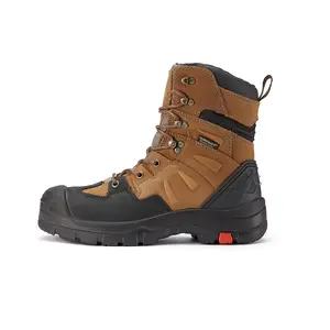 ROCKROOSTER 8‘’ Woodland - Men's Waterproof Work Boots for Landscaping, Maintenance, Transportation and Utilities, Composite Toe, EH AK869