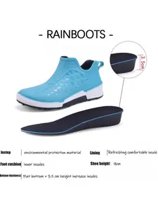 Summer waterproof men 's shoes, men 's rain shoes, sunny rainy days outdoor anti-skid wading shoes