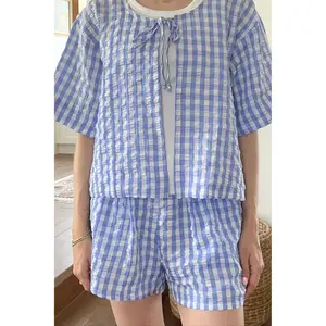 Gracie Gingham Checkered Shorts