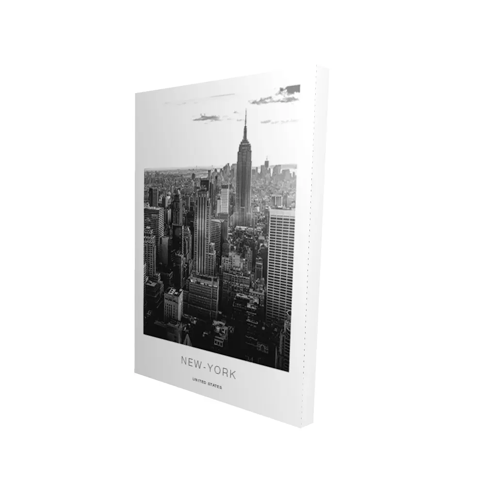 360 Stand High-Def York City Sunset Skyline Wall Art Print - 24x36 in Artistic Home Decor, White Bedroom Wall Decoration, Gift for Artwork Lovers, Home Aesthetic, Home Inspo