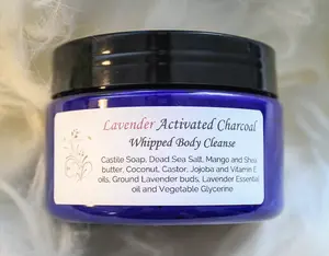 Lavender Activated Charcoal Whipped Body Cleanse