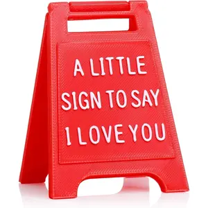 Mini I Love You Sign Romantic Valentines Day Gift for Girlfriend Wife Fiancee