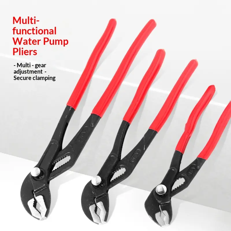 Adjustable Multifunction Household Water Pump Pliers, Lightweight Hand Tool Pipe Wrench
