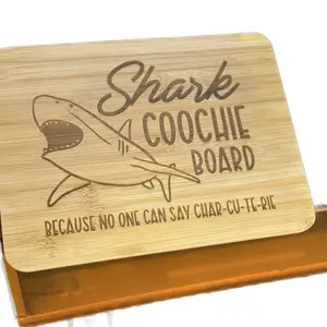 Shark Coochie Board - Charcuterie Board with Shark Design, Ideal for Chopping & Kitchen Use