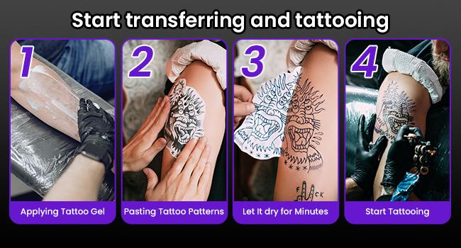 TP31 Mini Tattoo Stencil Printer, with 30pcs Transfer Paper,Battery super endurance,Bluetooth Phomemo Tattoo Machines Printer for Tattoo Beginners & Artists, Compatible with Tablet,Smartphone