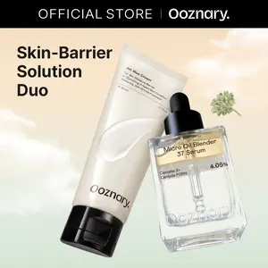 [New] [Ooznary] At-Home Skin Booster Duo | Centella PDRN Serum + Skin Barrier Cream | 6 Type Centella, CICA PDRN, Ectoin and OLIGO HA  | Micro Oil for Quick-Absorbing | Damaged Skin Barrier | Made in Korea