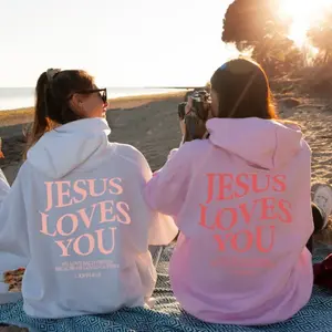 Jesus Loves You Hoodie, Trendy Christian Tee, Religious Christian Mom Clothes, Trendy Faith-Based Hoodie, Bible Verse Merch, Vintage Graphic Streetwear Gift, Jesus Lover Shirts, Women's Grace T-shirt, Faith Apparel sweater