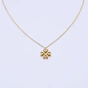 Gold Four Leaf Clover Necklace