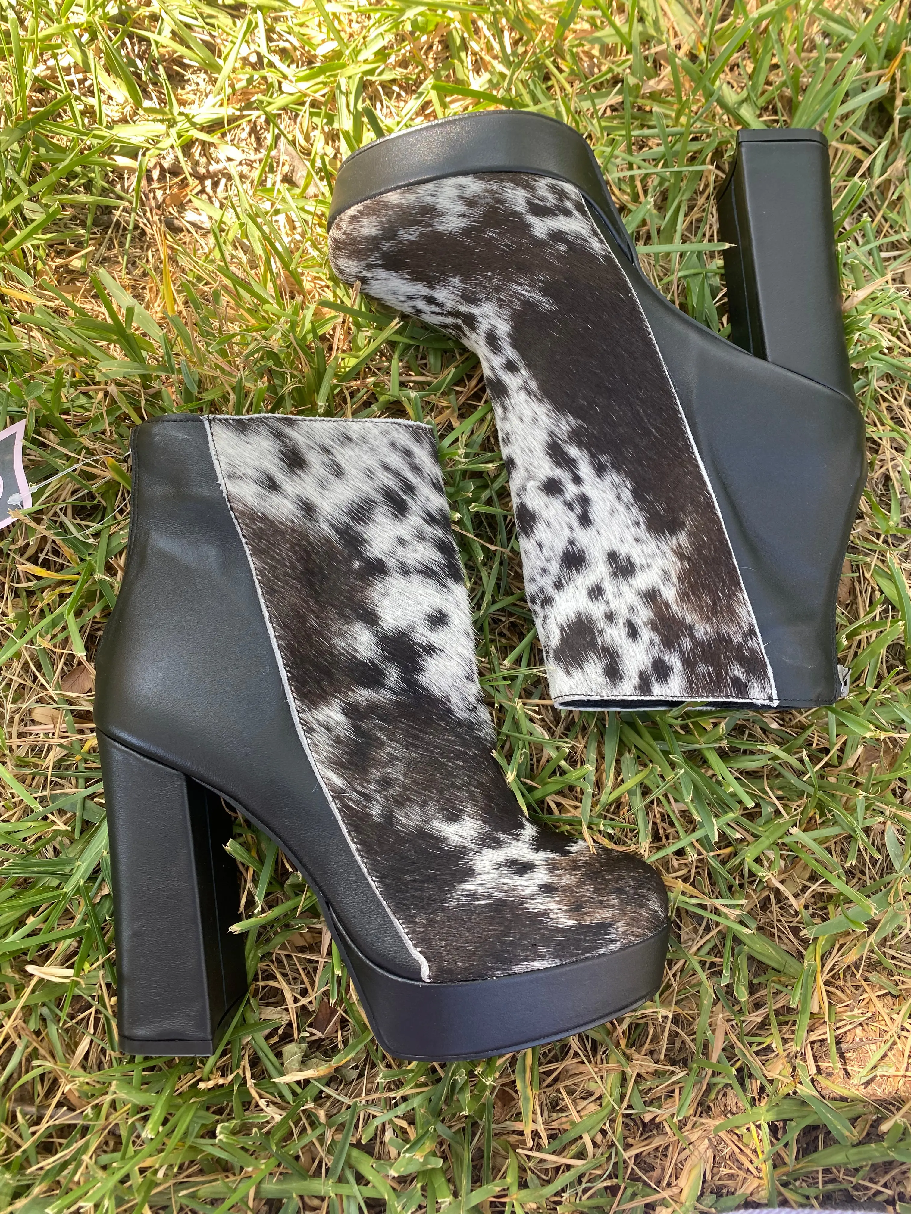 Kyle Cowhair Platform Heel - Wholesale