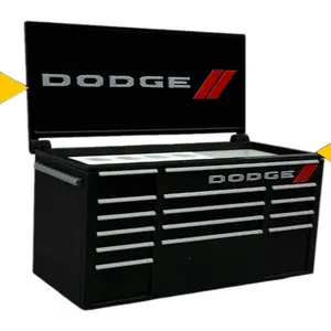 Dodge Workbench Toolbox Pen Holder - Mini Tool Chest Organizer for Desk, Durable 3D-Printed Material, Ideal for Mechanics, Woodworkers, and DIYers