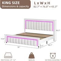 King Size White