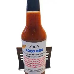 Loco Ono Authentic Southwest Inspired Marinade Sauce - Vinegary Flavor with Guajillo Pepper, Ideal for Tacos, Pulled Pork, Salads & More