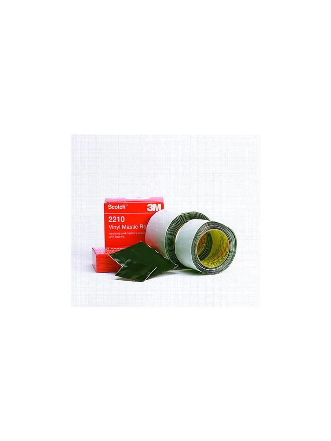 3M Electrical Vinyl Mastic Rubber-Based Flexible Roll (500-11222) - 4x10ft Size, All-Weather, Water Resistant, Abrasion Resistant, Insulating, Copper Corrosion Preventer, Ideal for Pad Connections - 10 Rolls Per Case