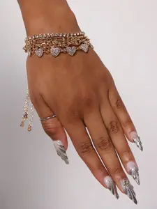 Believe In You 4 Piece Bracelet Set - Gold