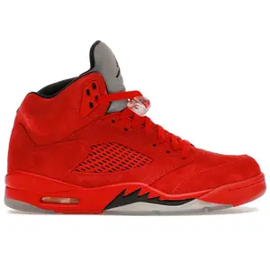 Jordan Men's 5 Retro Red Suede, from StockX