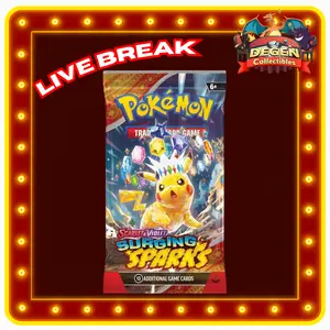Pokemon TCG [ENG] Scarlet & Violet Surging Sparks - 1 Booster Pack LIVE RIP ONLY