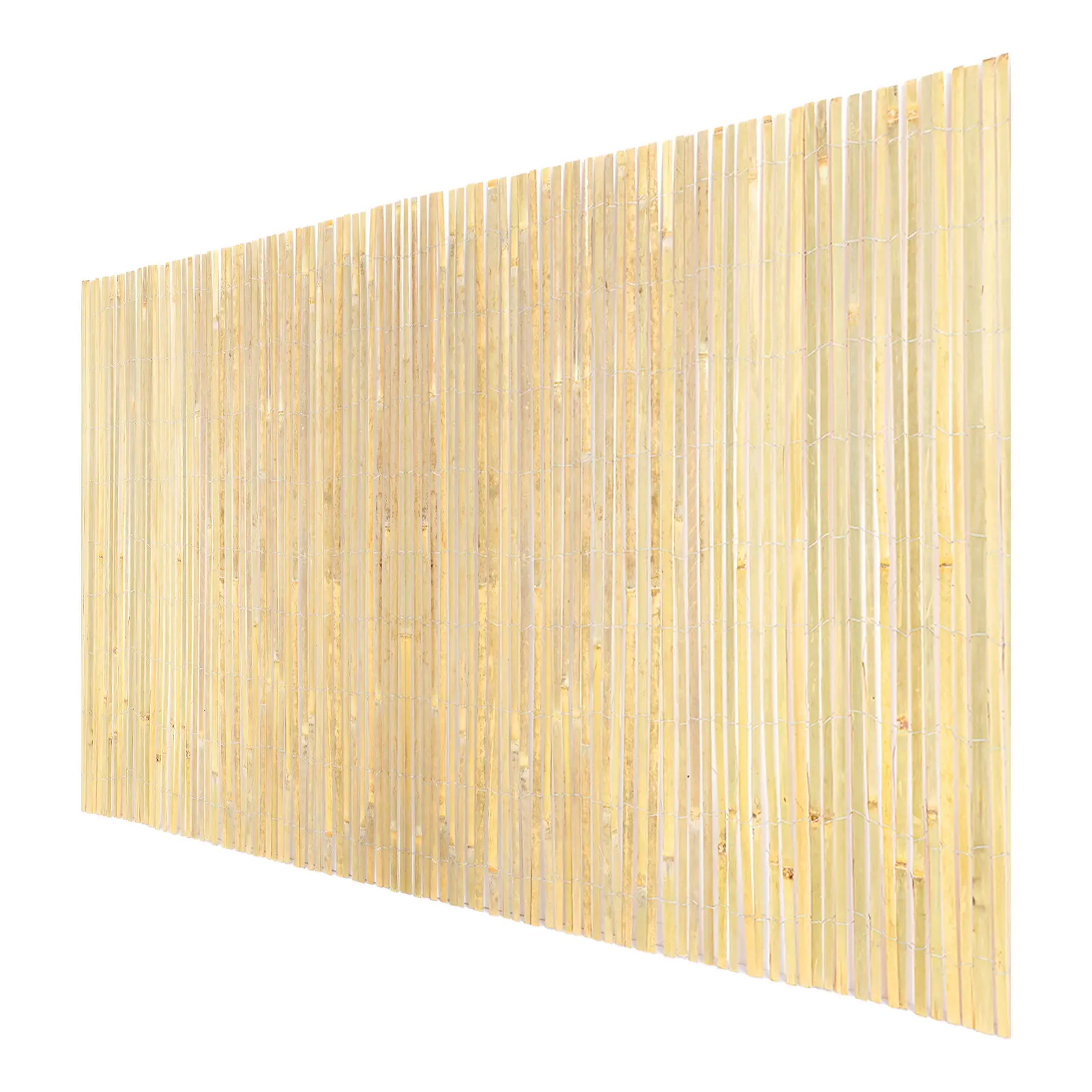 Natural Bamboo Fence Privacy Screen, Eco-Friendly Privacy Bamboo Slat Fence, 6 ft H x 13 ft L Decorative Bamboo Screen Panel, for Garden, Backyard, Balcony, Patio, Pool Side