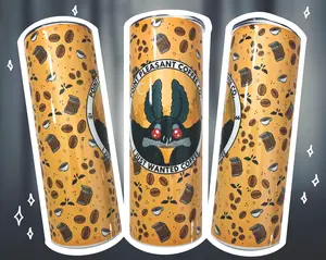 Cryptid Collection: Point Pleasant Coffee Co. Mothman "I Just Wanted Coffee" 20oz Skinny Tumbler