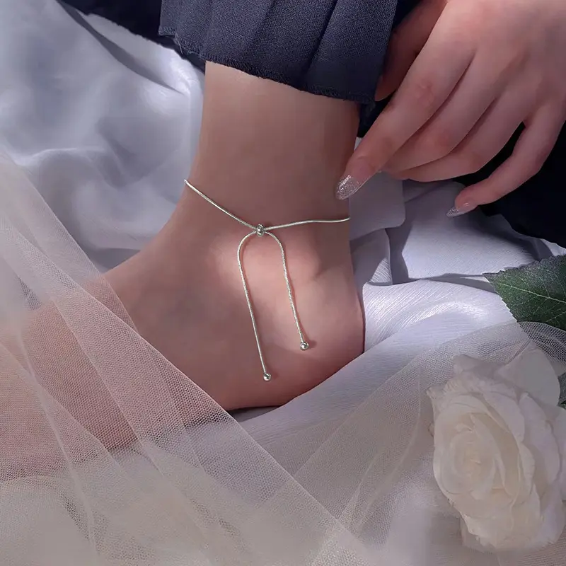 Pull-out snake chain, steel color