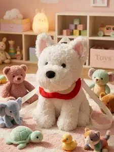 Westie Plush Backpack 2-in-1 Toy