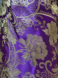 Purple Gold Brocade