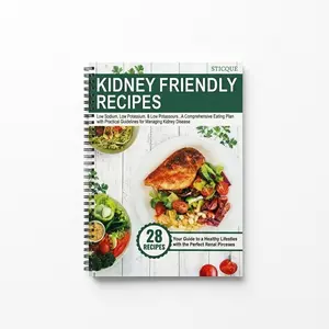 Kidney Diet Reference Set for CKD, Dialysis and Home Care, Foods to Eat & Avoid with Meal Guidance Food Guide