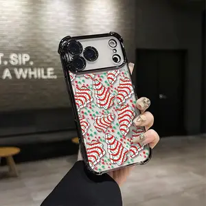Luxury Crystal Lights TPU Phone Case, Candy Stars Pattern, 4-Corner Drop-Proof, Shockproof, Slim Durable Cover with Full Camera Protection for iPhone 17 Pro Max, 16, 15, 14 Pro Max, 13, 12, 11 Plus – Ideal Christmas Gift Mobile Phone Accessory