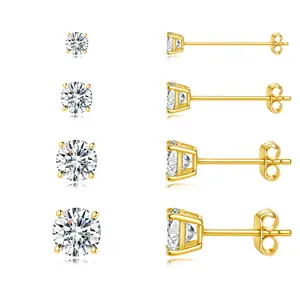 Miss Glorael Flat Back Earring for Women & Flat Back Earrings for Women Comfort‑Fit Secure Minimalist Jewelry
