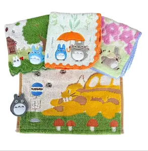 4PCS 10"X10" Delicate Soft Ultra Absorbent Super Cute Cotton Small Decorative Towels set as gift home decor kitchen bathroom