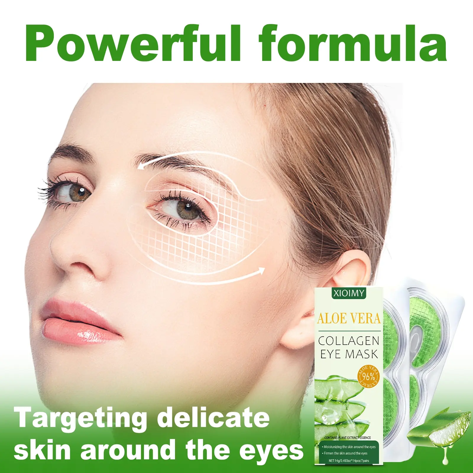 14pcs Aloe Vera Collagen Eye Masks, Natural Aloe Vera Ingredients, Smooth  Soft Moisturizing Hydrating Eyelid Skin, Fades Dark Circles, All Skin  Types, Hydrating Eye Care - TikTok Shop