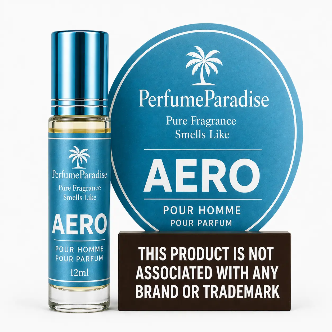 PERFUMEPARADISE Aero Roll-On Scent Oil – 12ml Alcohol-Free Long-Lasting Oil-Based Fragrance | Travel-Friendly Roller Bottle