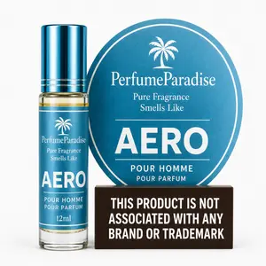 PERFUMEPARADISE Aero Roll-On Scent Oil – 12ml Alcohol-Free Long-Lasting Oil-Based Fragrance | Travel-Friendly Roller Bottle