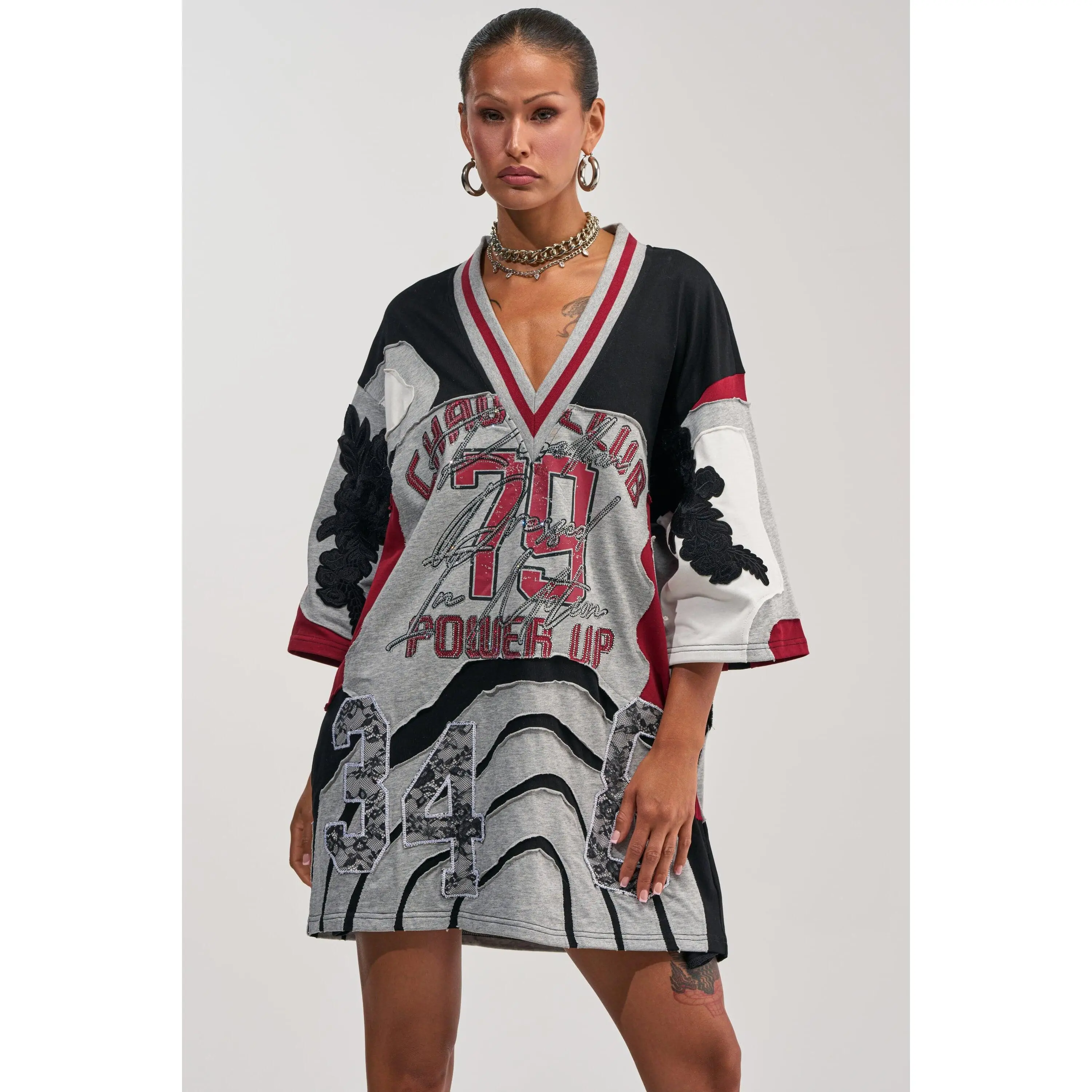 AFTER HOURS GRAPHIC MINI DRESS