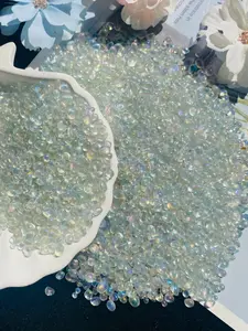 100g/200g Natural Moonstone Pebbles for Aquarium Decor, Fish Tank, Semi-Translucent to Gemstones, Smooth Polished Stones for Jewelry Making & Home Decoration